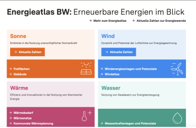 Energieatlas BW zeigt Potenzial erneuerbarer Energien