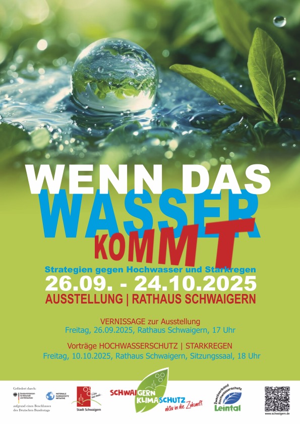 Ausstellung und Vorträge "Wenn das Wasser kommt"