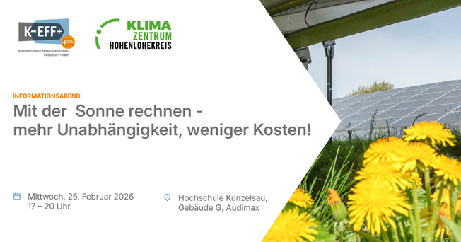 Mit der Sonne rechnen &ndash; mehr Unabh&auml;ngigkeit, weniger Kosten!