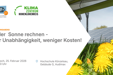 Mit der Sonne rechnen &ndash; mehr Unabh&auml;ngigkeit, weniger Kosten!