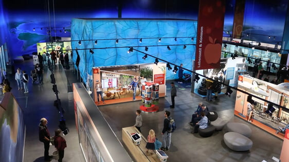 Ausstellung der Klima Arena